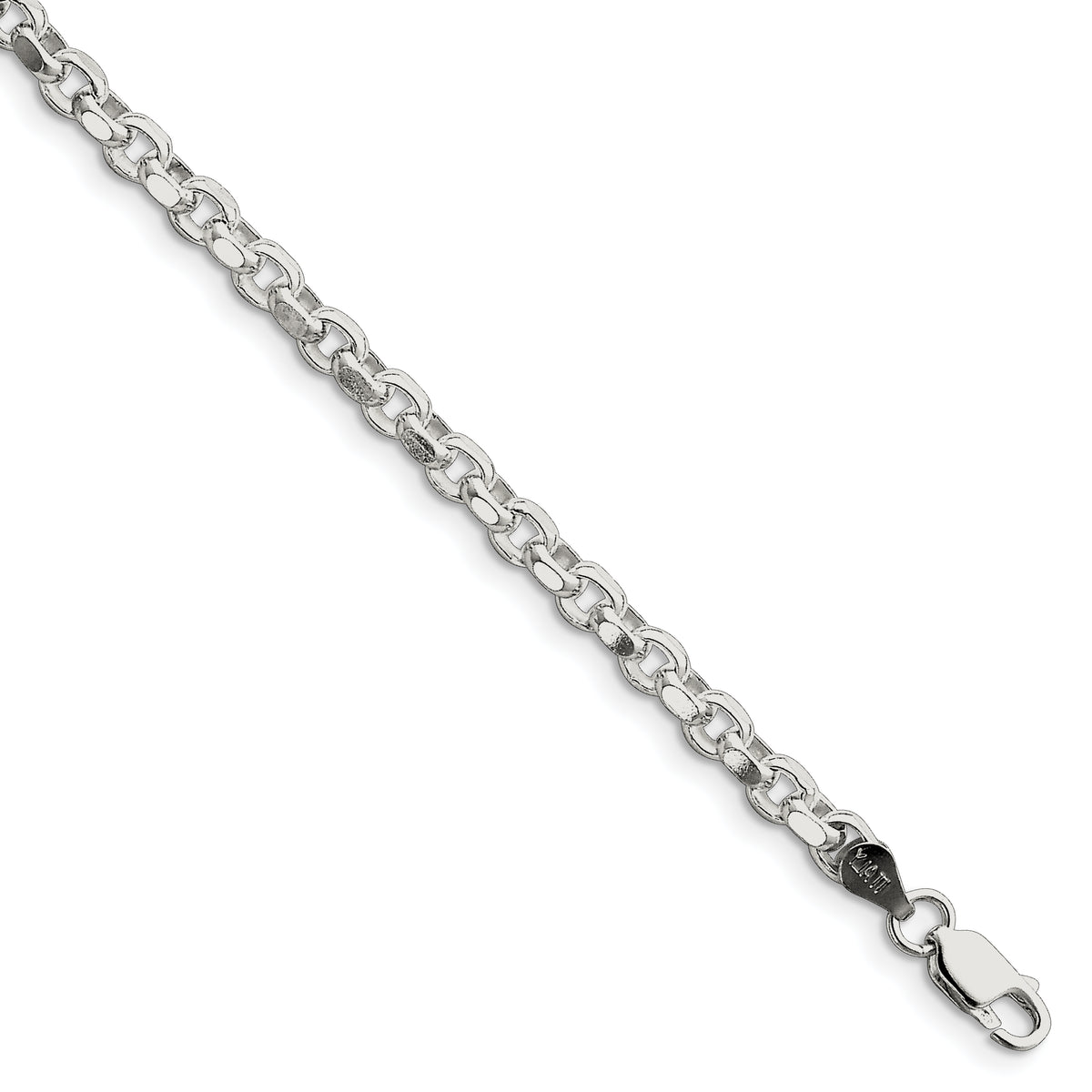 Sterling Silver 4mm Rolo Chain