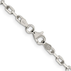 Sterling Silver 2.75mm Elongated Open Link Chain