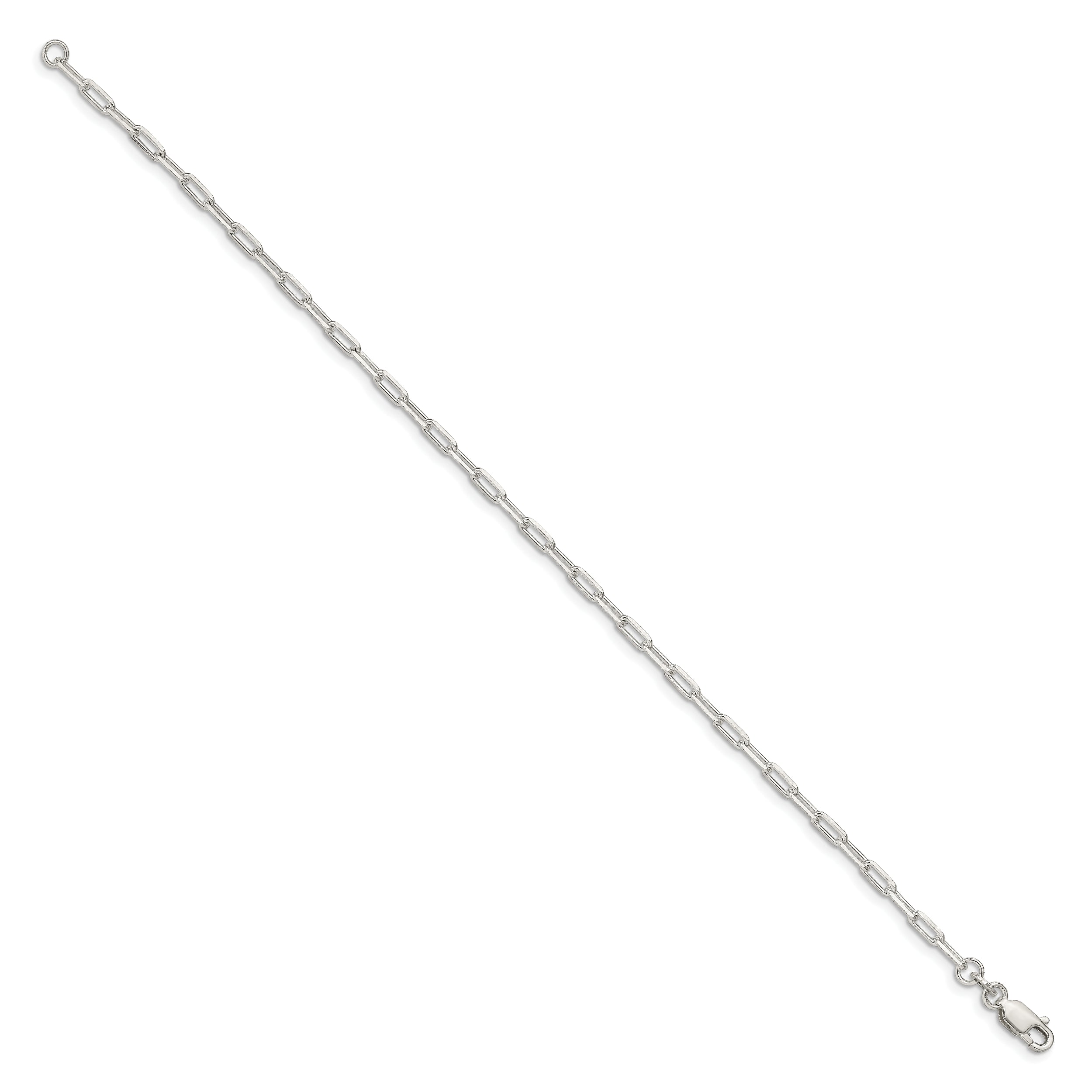 Sterling Silver 2.75mm Elongated Open Link Chain