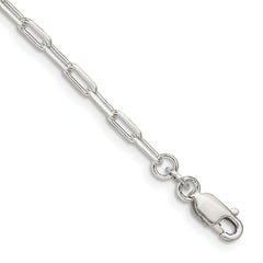 Sterling Silver 2.75mm Elongated Open Link Chain