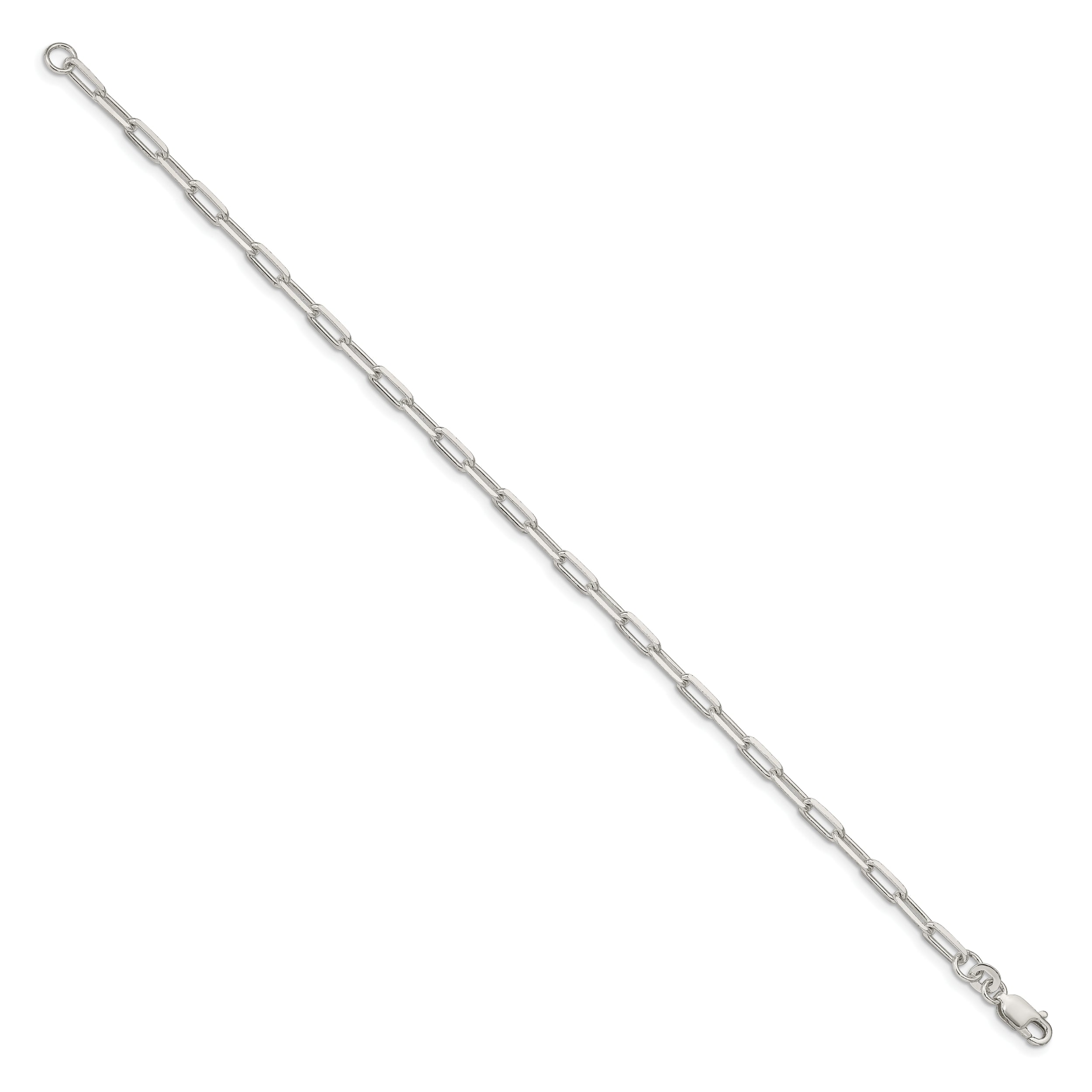 Sterling Silver 3.25mm Elongated Open Link Chain