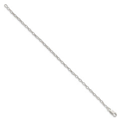 Sterling Silver 3mm Fancy Patterned Rolo Chain