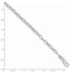 Sterling Silver 3.75mm Fancy Rolo Chain