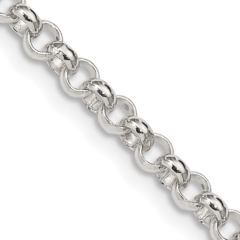 Sterling Silver 4mm Rolo Chain