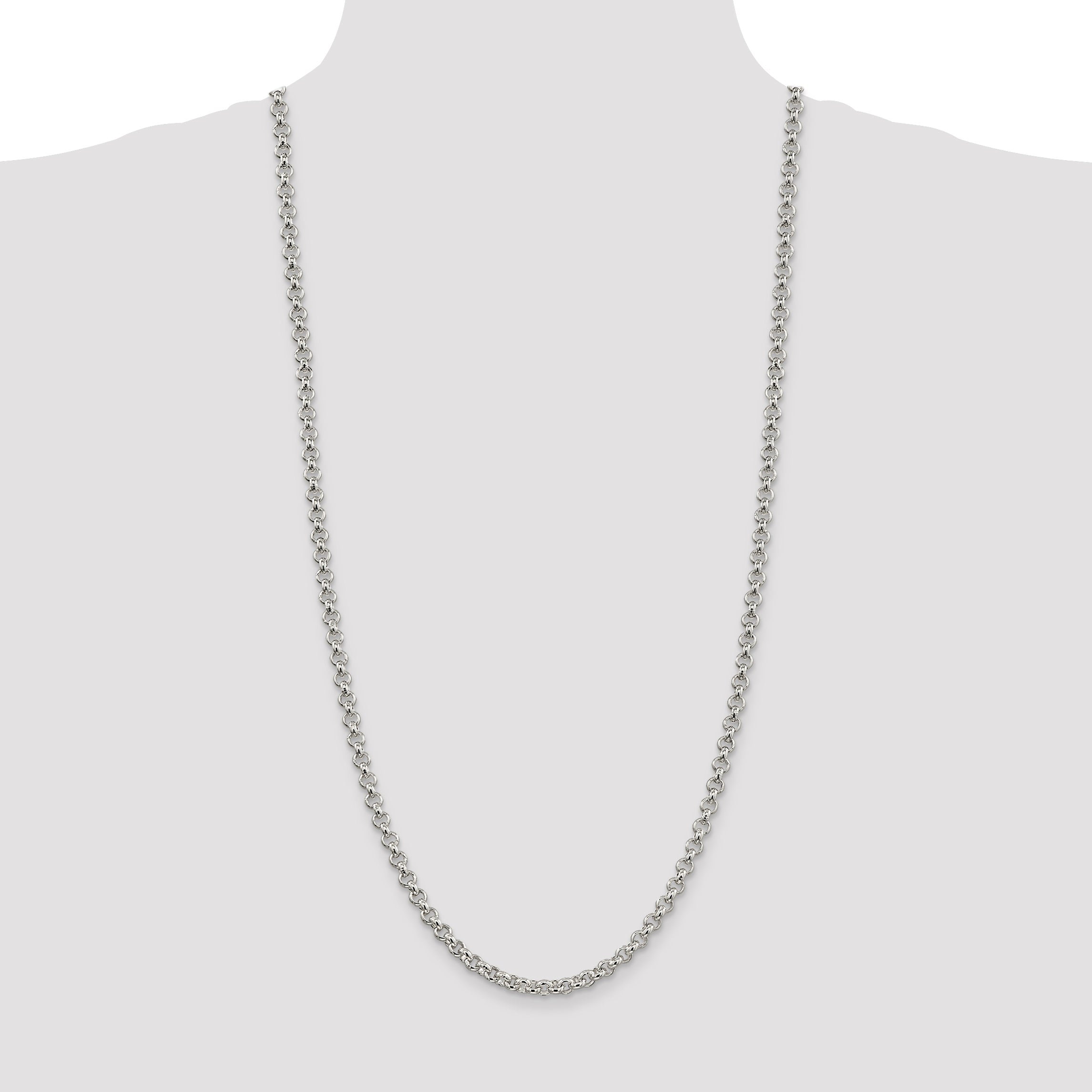 Sterling Silver 5mm Rolo Chain