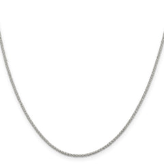 Sterling Silver 1.6mm Corona Chain