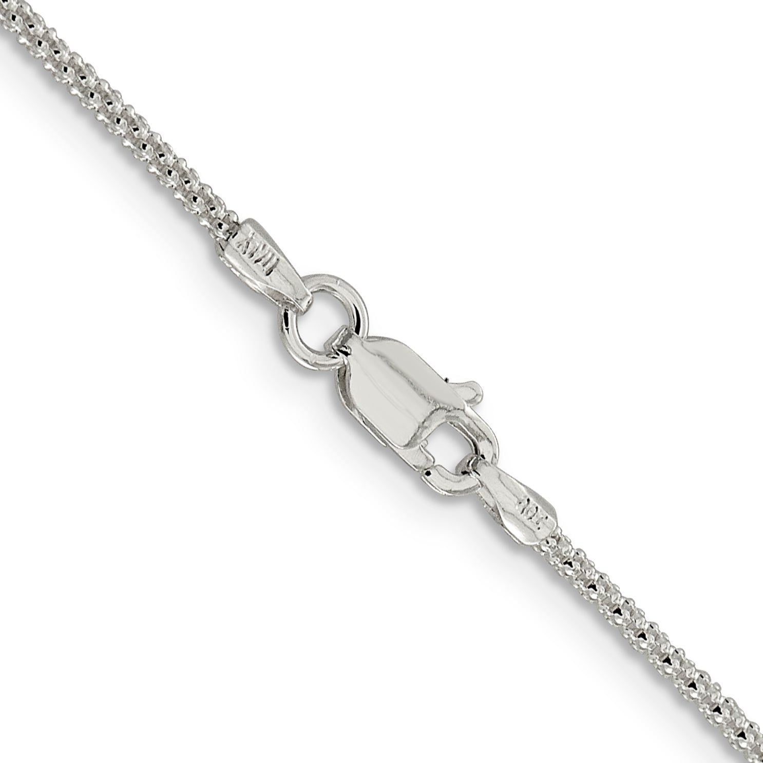 Sterling Silver 1.6mm Corona Chain