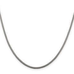 Sterling Silver 2mm Corona Chain