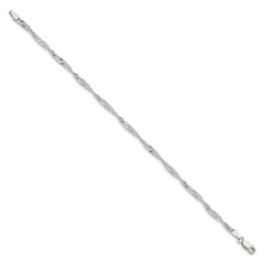 Sterling Silver 3mm Singapore Chain