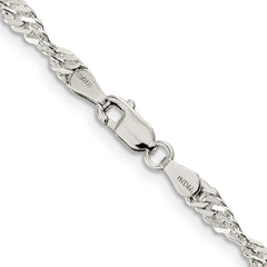 Sterling Silver 3.5mm Singapore Chain