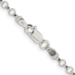 Sterling Silver 3mm Rolo Chain