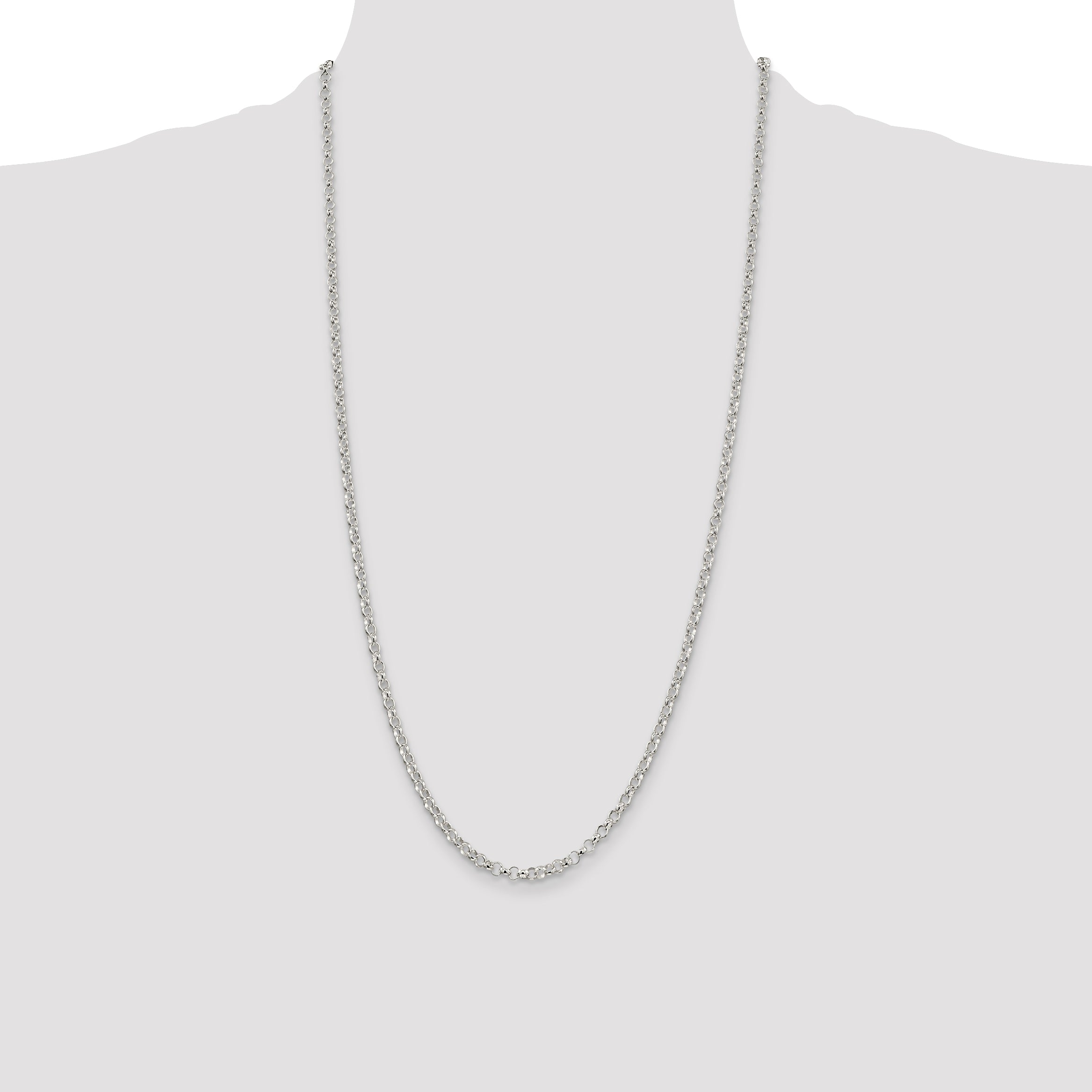 Sterling Silver 3mm Rolo Chain