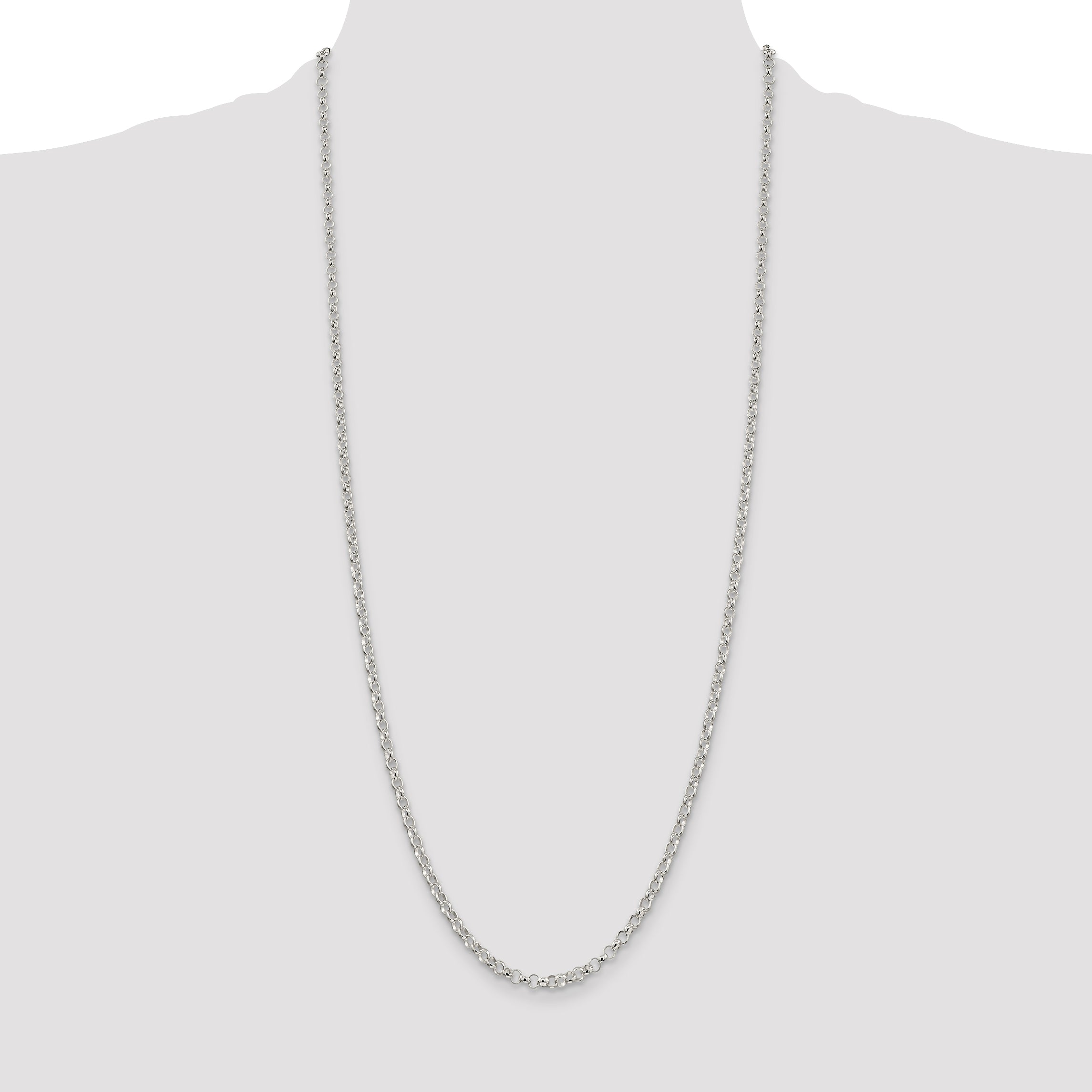 Sterling Silver 3mm Rolo Chain