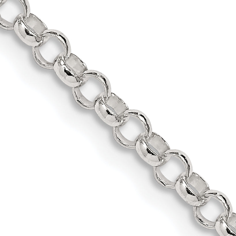 Sterling Silver 3mm Rolo Chain