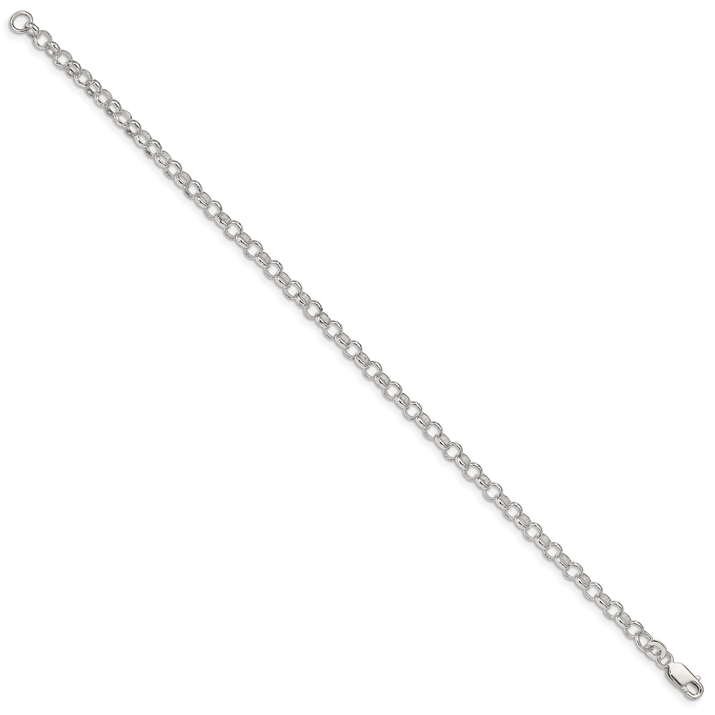 Sterling Silver 4mm Rolo Chain