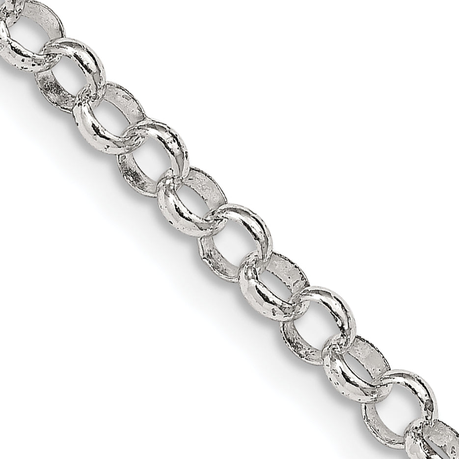 Sterling Silver 4mm Rolo Chain