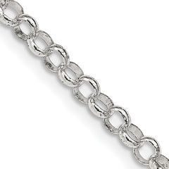 Sterling Silver 4mm Rolo Chain