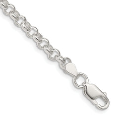 Sterling Silver 4.75mm Rolo Bracelet