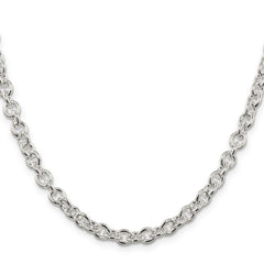 Sterling Silver 6.1mm Cable Chain