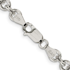 Sterling Silver 6.1mm Cable Chain