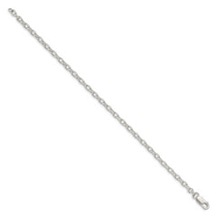 Sterling Silver 3.2mm Oval Fancy Rolo Chain