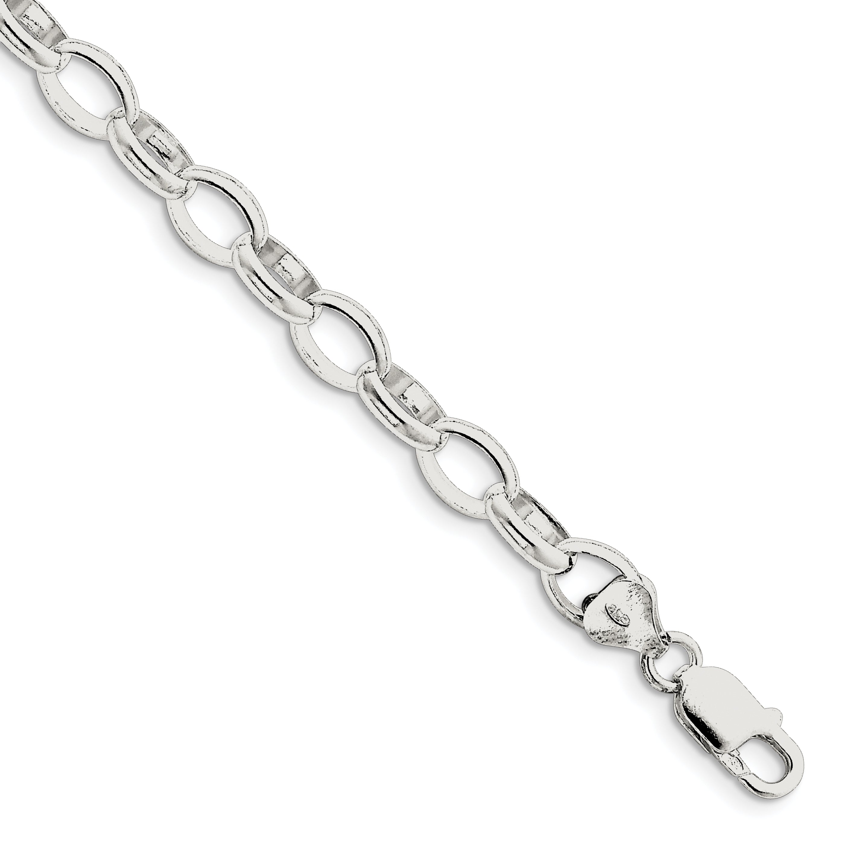 Sterling Silver 8mm Rolo Chain