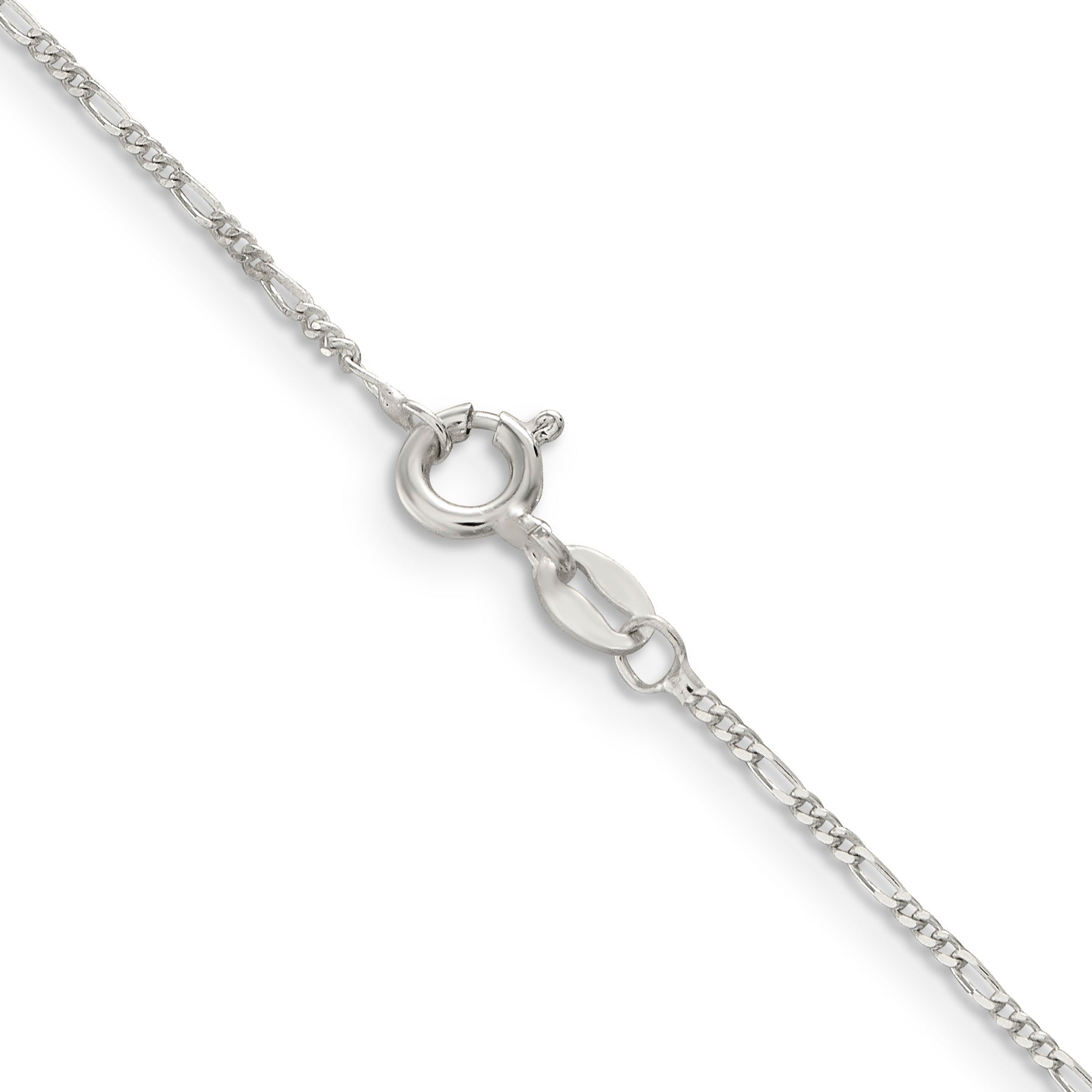 Sterling Silver 1.2mm Figaro Chain