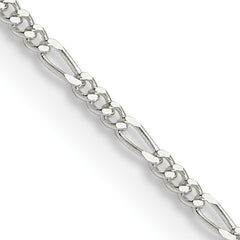 Sterling Silver 1.2mm Figaro Chain