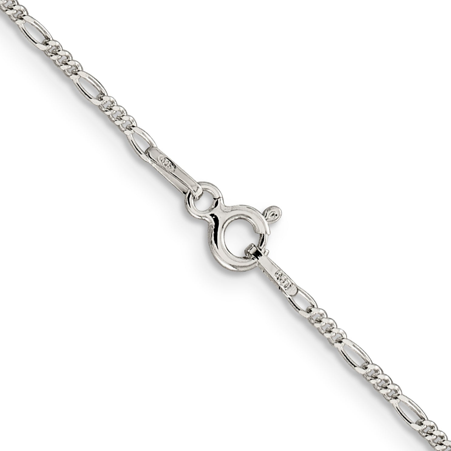 Sterling Silver 1.4mm Figaro Chain