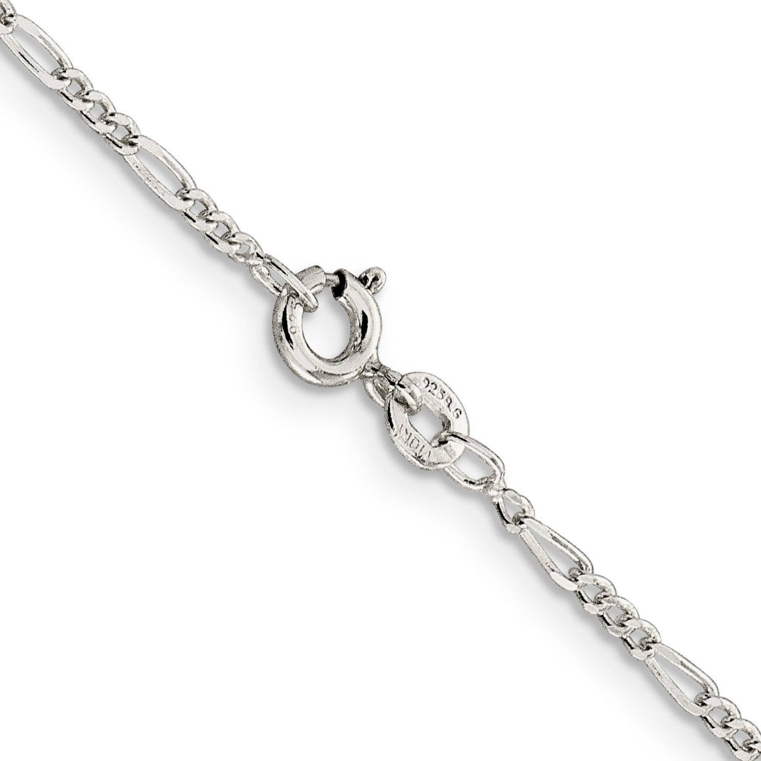 Sterling Silver 1.75mm Figaro Chain