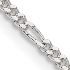 Sterling Silver 1.75mm Figaro Chain