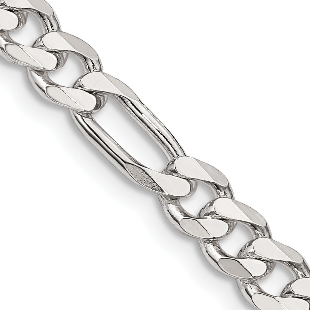 Sterling Silver 5.5mm Figaro Chain