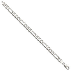 Sterling Silver 8mm Figaro Chain