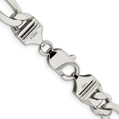 Sterling Silver 9mm Figaro Chain