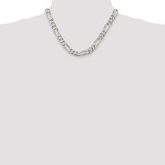 Sterling Silver 9mm Figaro Chain