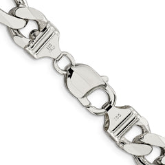 Sterling Silver 10.75mm Figaro Chain