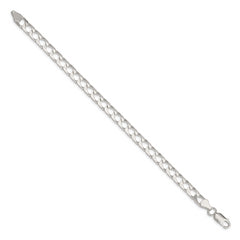 Sterling Silver 6.25mm Flat Open Curb Chain