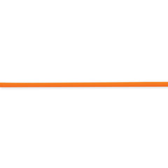 Sterling Silver 18inch 4mm Tangerine Rubber Cord Necklace