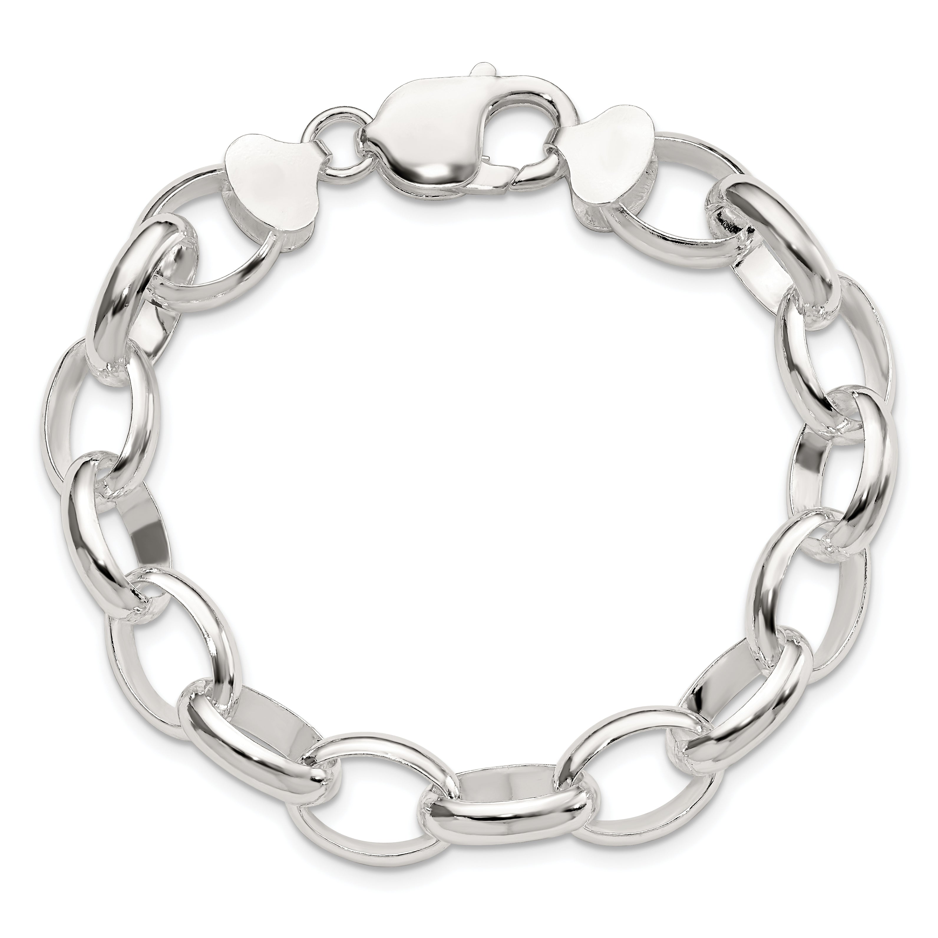 Sterling Silver Rolo Bracelet