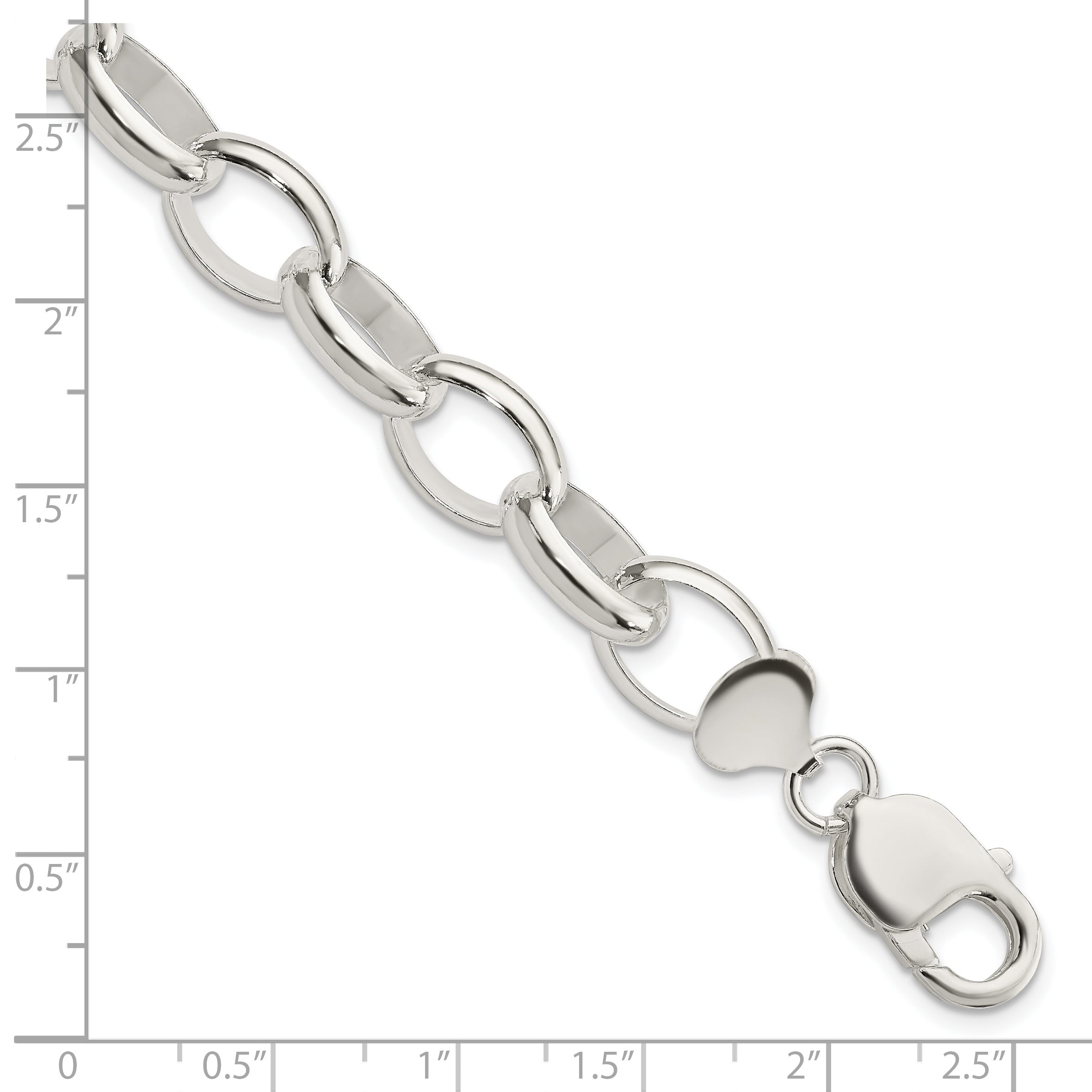 Sterling Silver Rolo Bracelet