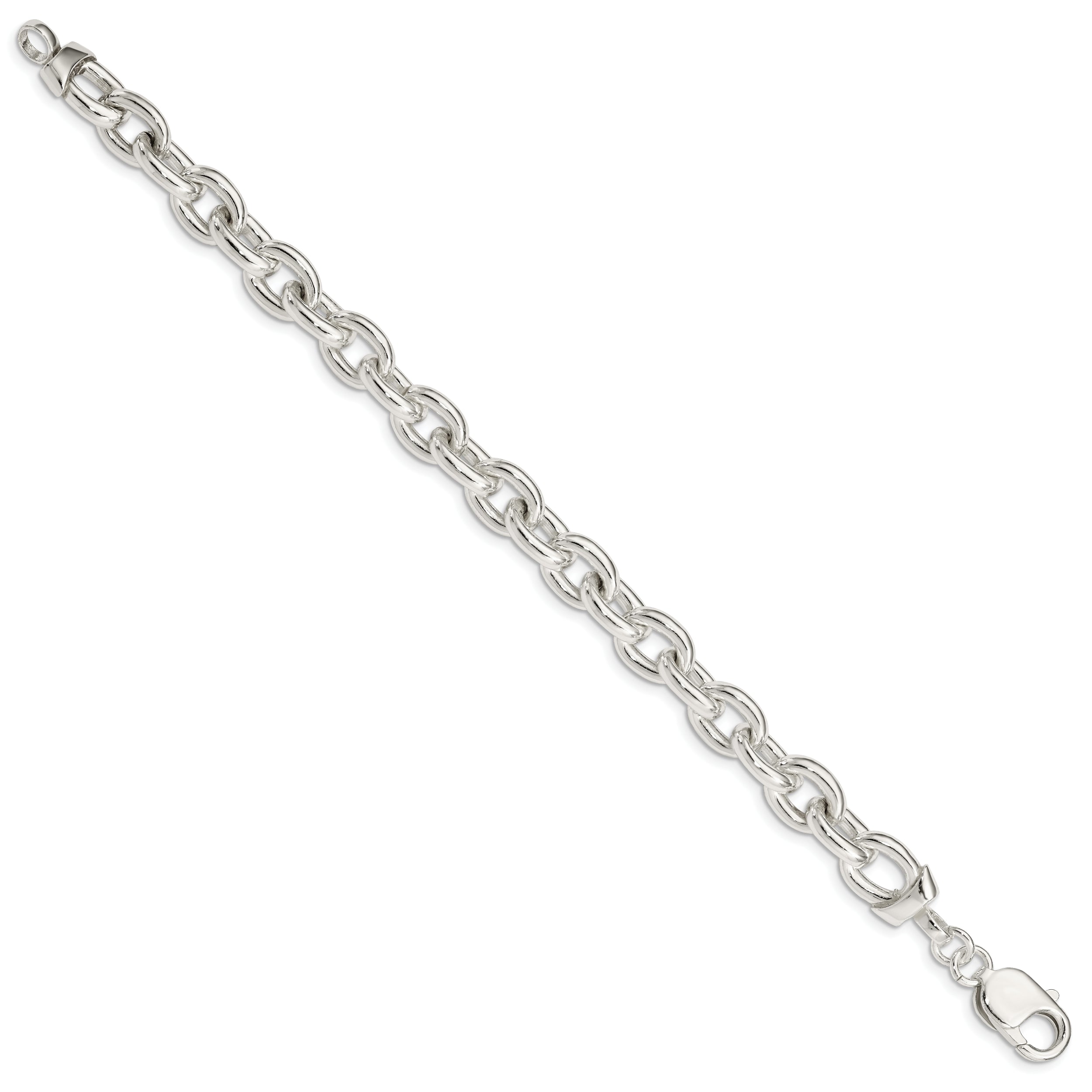 Sterling Silver Fancy Link Bracelet