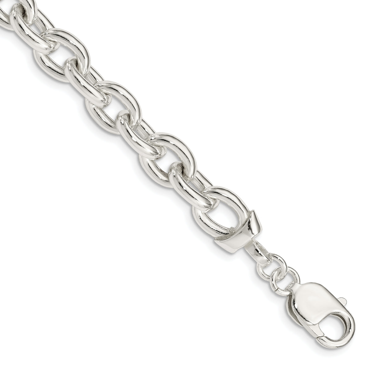 Sterling Silver Fancy Link Bracelet