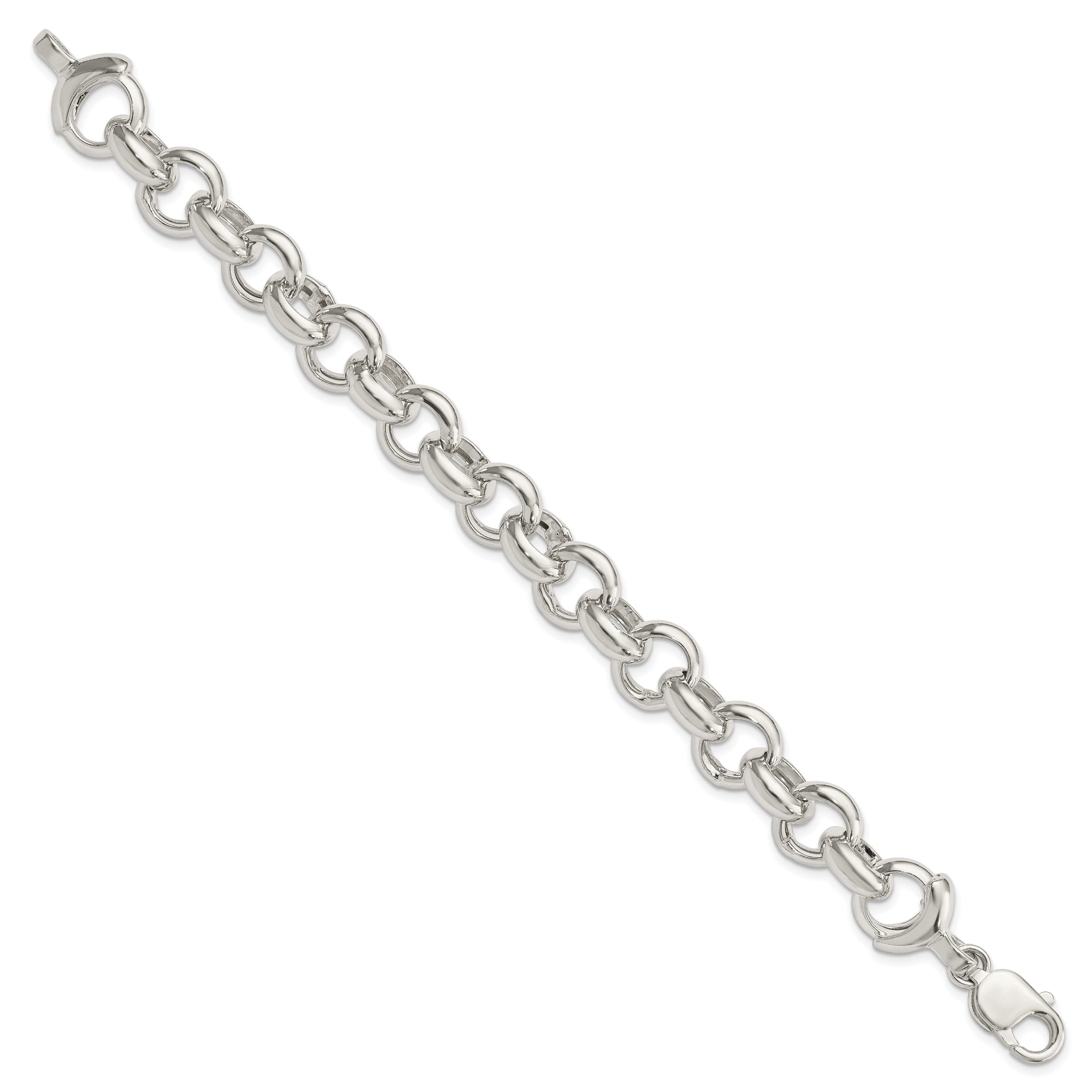 Sterling Silver Fancy Link Bracelet