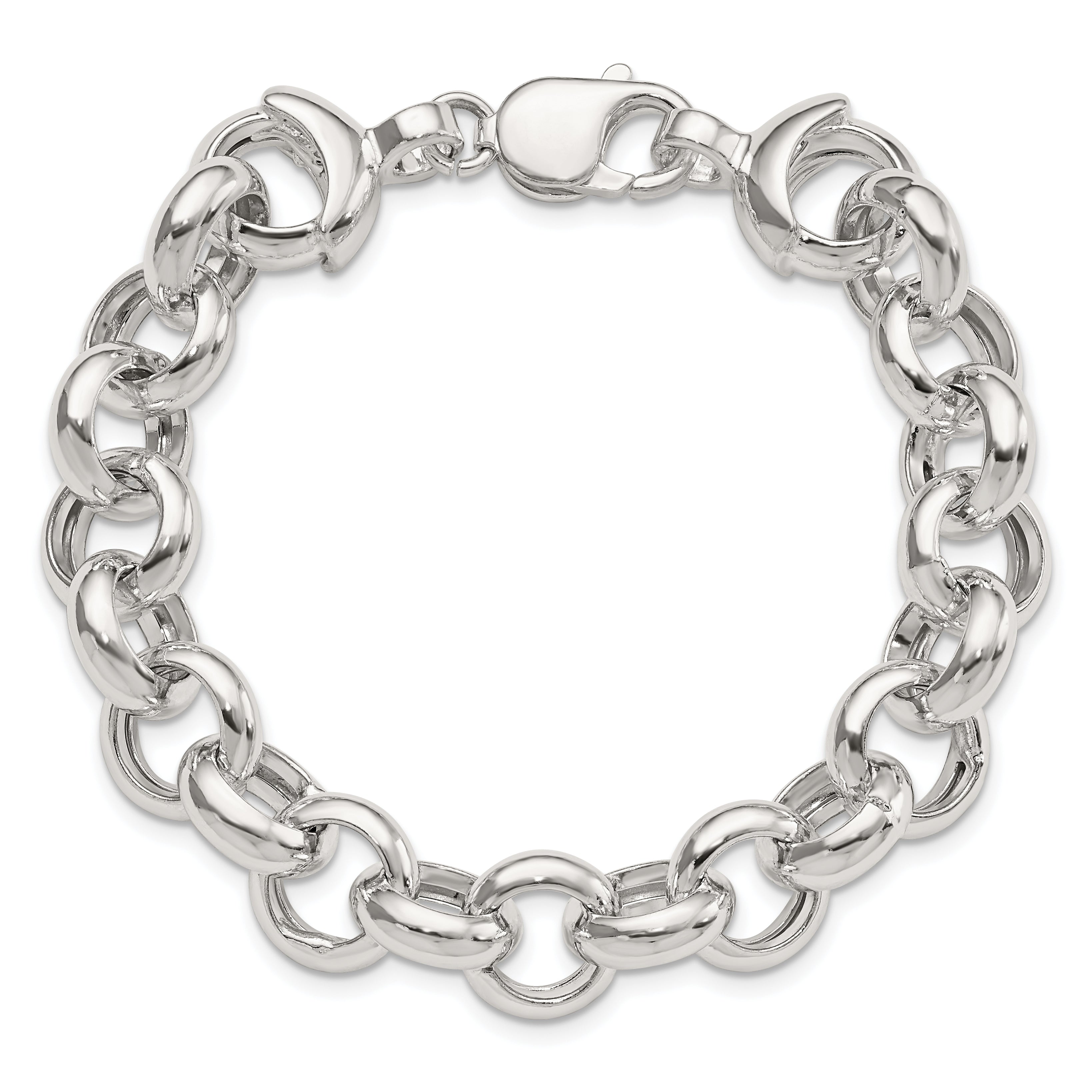 Sterling Silver Fancy Link Bracelet