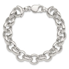 Sterling Silver Fancy Link Bracelet