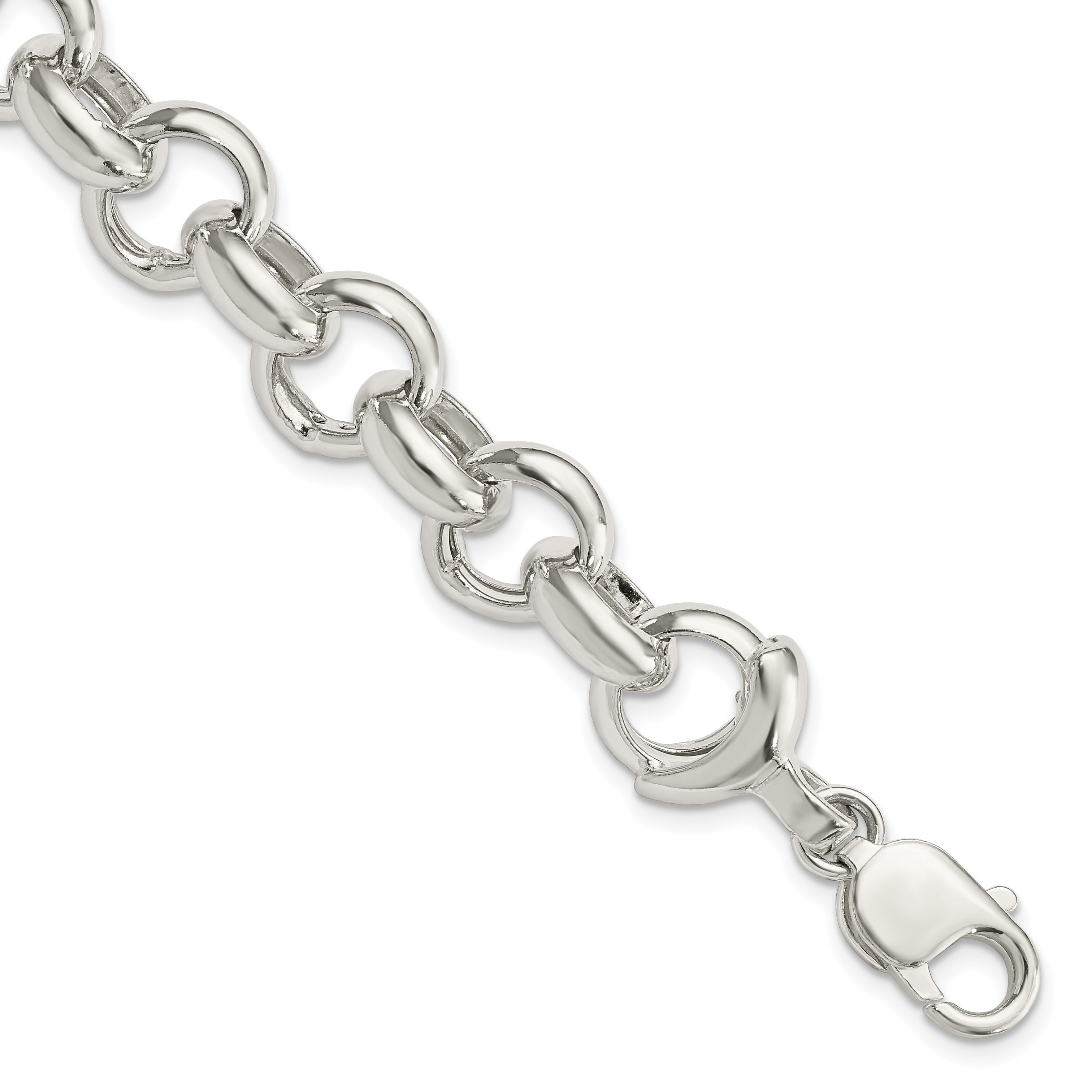 Sterling Silver Fancy Link Bracelet