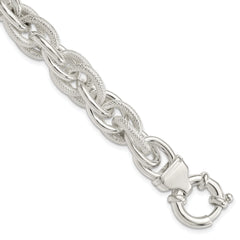 Sterling Silver Fancy Link Bracelet