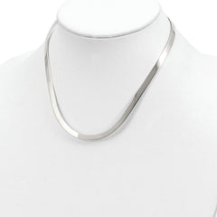 Sterling Silver 5mm Polished Neck Collar