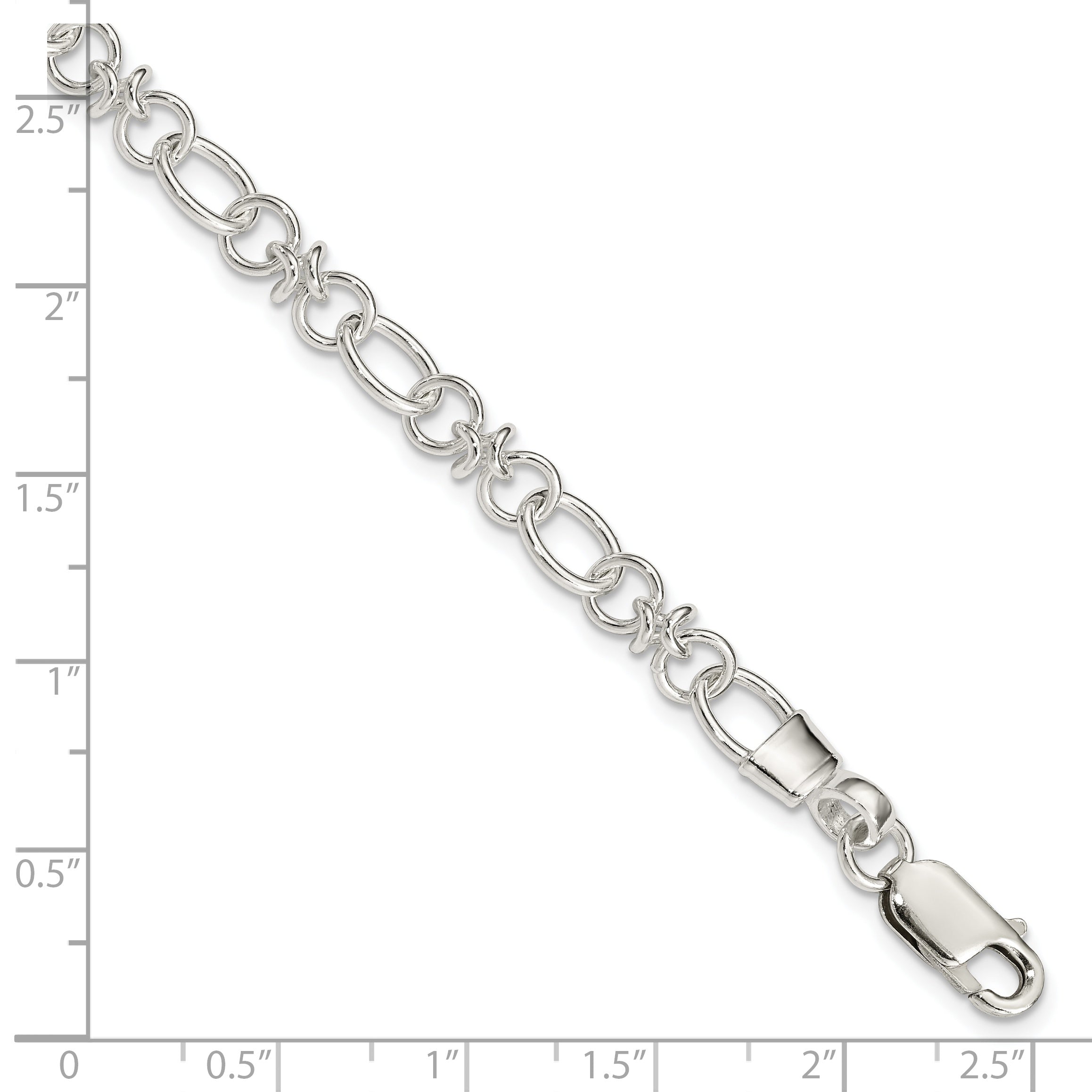 Sterling Silver Fancy Bracelet