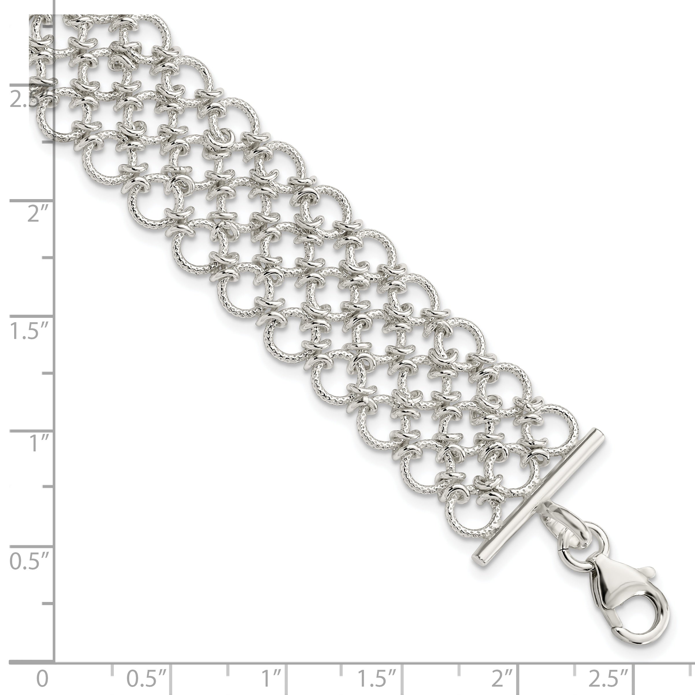 Sterling Silver Multi-Link Bracelet